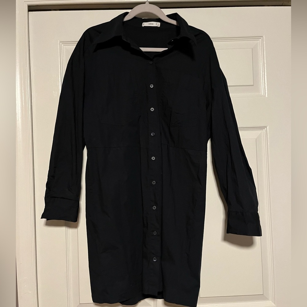MANGO button up dress